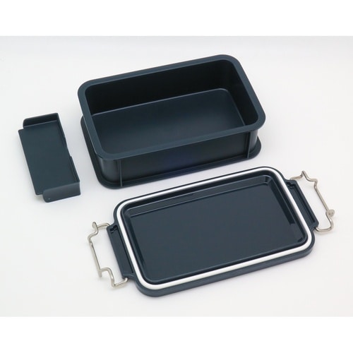 弁当箱 600ml 一段 弁当箱 ネイビー