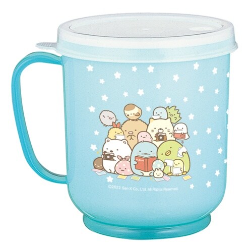 コップ 300ml 蓋付クリーミーコップ グリーン