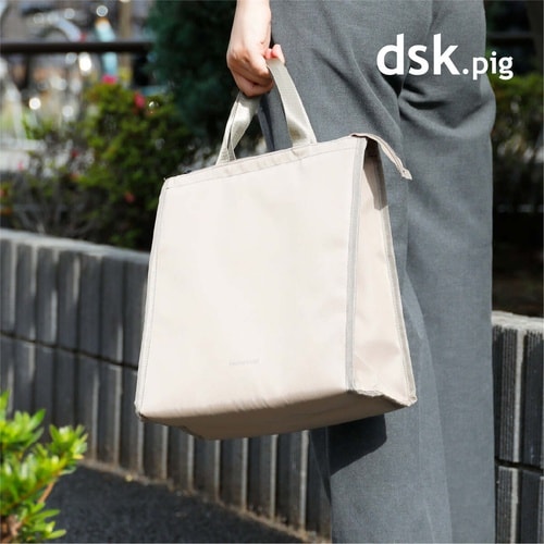 保冷バッグ 保冷スクエアバック ベージュ
