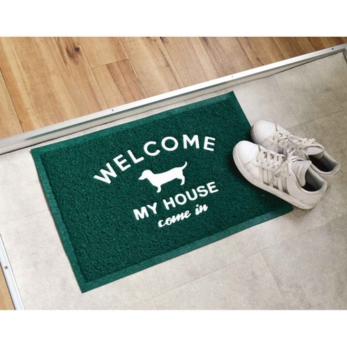 玄関マット 40×60cm 屋外 屋内 ドッグ