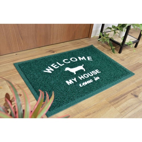 玄関マット 40×60cm 屋外 屋内 ドッグ