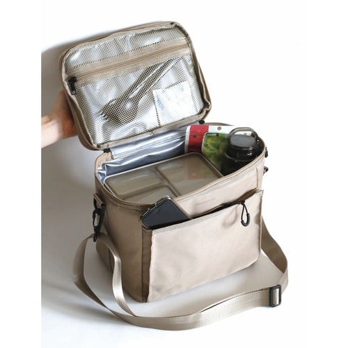 クーラーボックス 保冷ボックスバッグ ベージュ