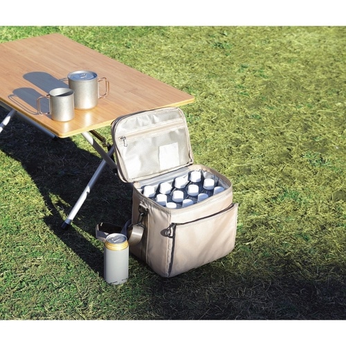 クーラーボックス 保冷ボックスバッグ ベージュ