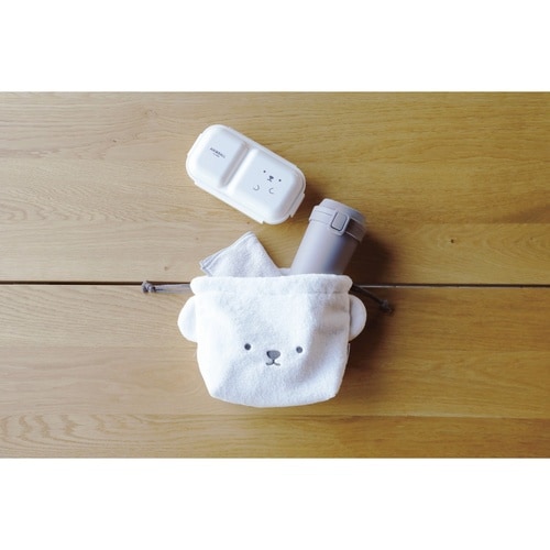 アニボール 保冷ランチ巾着 弁当袋 シロクマ