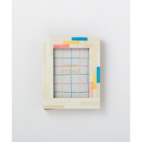 フォトフレーム ボーンミニフレーム L アイボリー