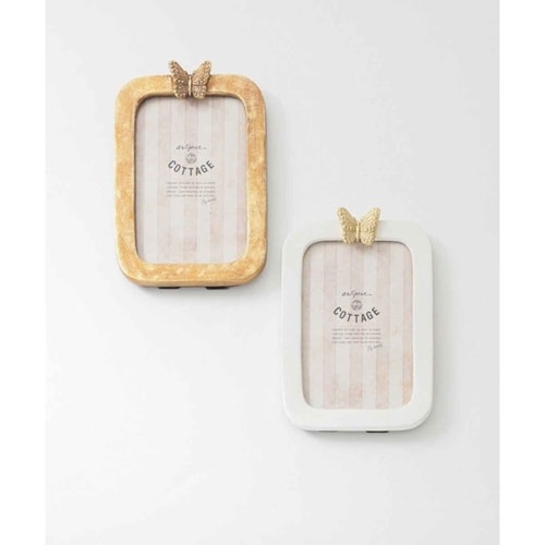 フォトフレーム バタフライフォトフレーム ゴールド