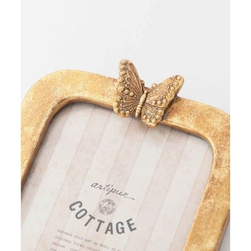 フォトフレーム バタフライフォトフレーム ゴールド