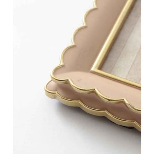 フォトフレーム スクエア波形フォトフレーム ピンク