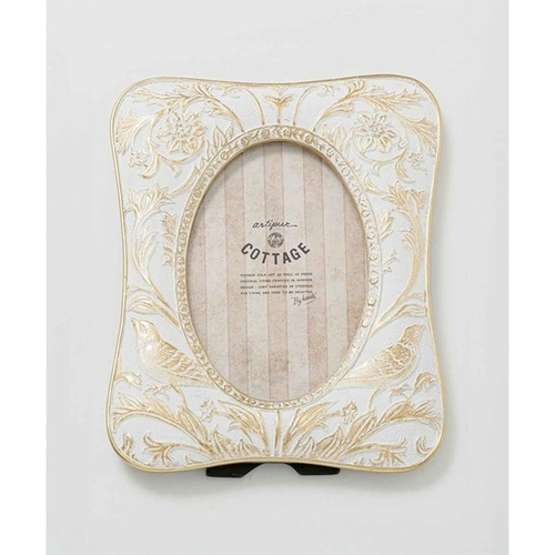 フォトフレーム 花鳥フォトフレーム ホワイト