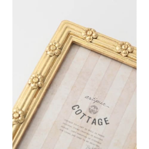 フォトフレーム 小花フォトフレーム ゴールド