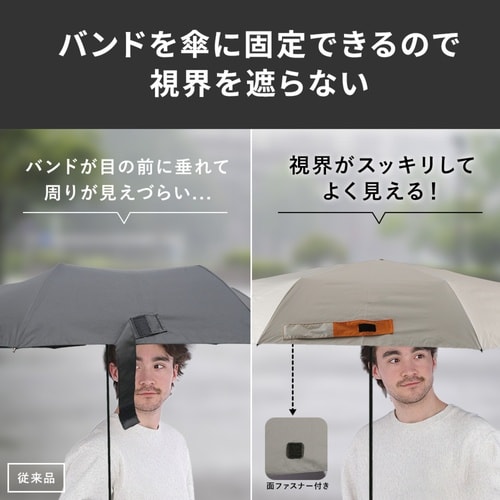 折りたたみ傘 晴雨兼用 グレー