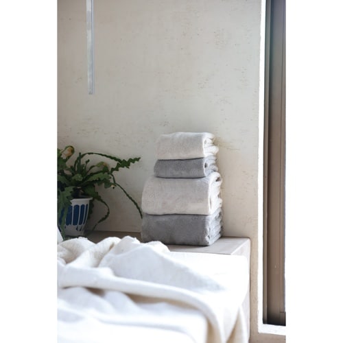 フェイスタオル カラリデイプレミアム グレー