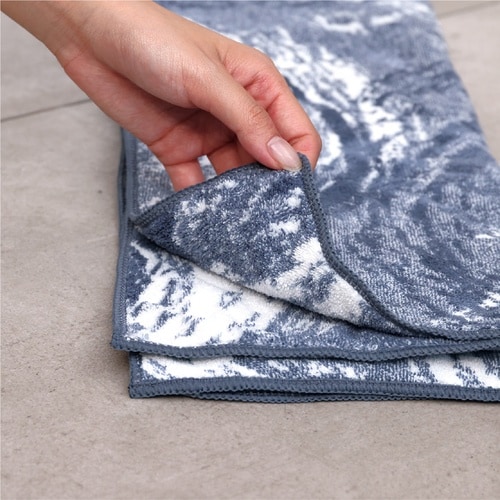 バスタオル カラリマーブル ネイビー