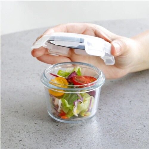 保存容器 耐熱ガラス ミニ保存容器3個組 ラウンド