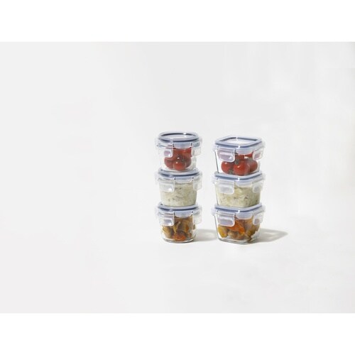 保存容器 耐熱ガラス ミニ保存容器3個組 ラウンド