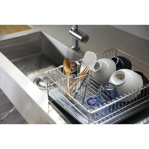 水切りカゴ そのまましまえる 水切りバスケット
