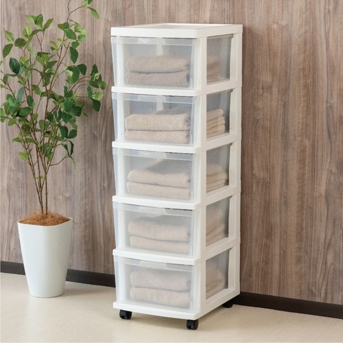 チェスト 幅34cm エミングFT 5段