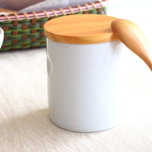 保存容器 陶器製 キャニスター 500ml