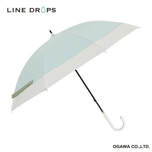 長傘 晴雨兼用 LINEDROPS グリーン