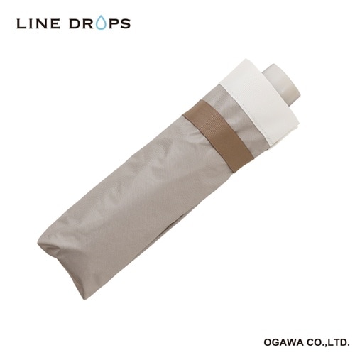 折りたたみ傘 グレージュ 折りたたみ傘