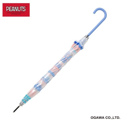 長傘 雨傘 ピーナッツ クリアアンブレラ A