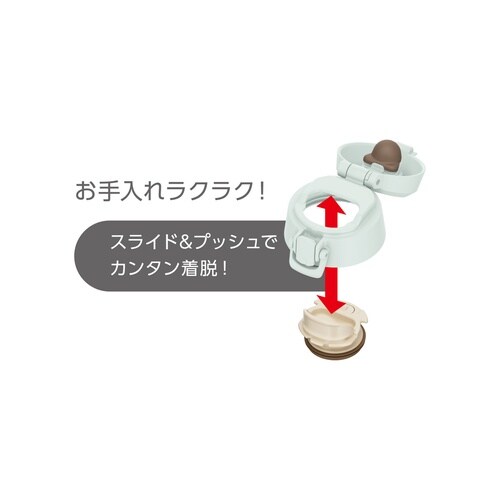 サーモス 水筒 550ml フロスティホワイト