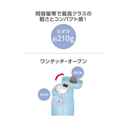 サーモス 水筒 500ml パステルブルー