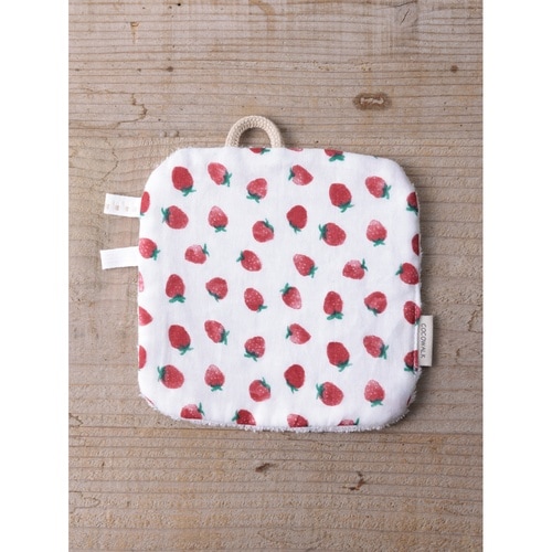 ベビー ニギニギハンカチ イチゴ