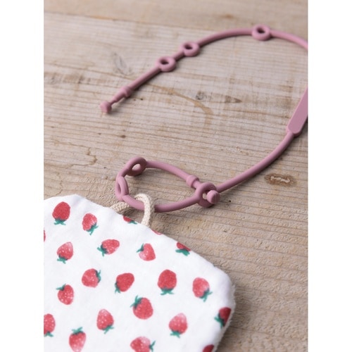 ベビー ニギニギハンカチ イチゴ