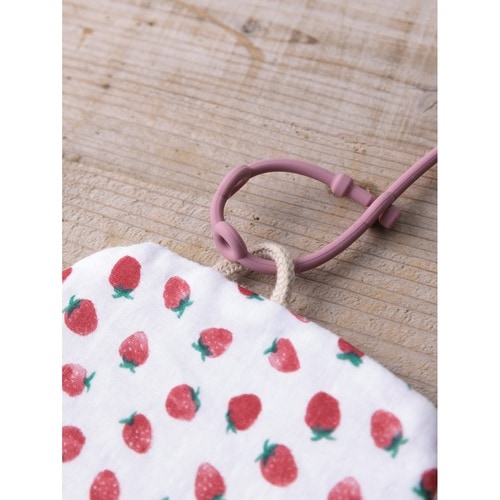 ベビー ニギニギハンカチ イチゴ