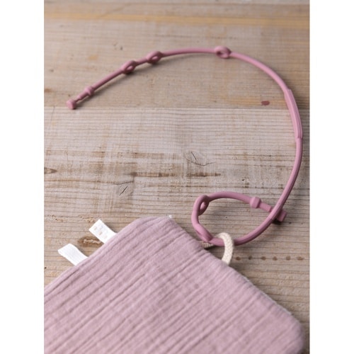 ベビー ニギニギハンカチ ピンク