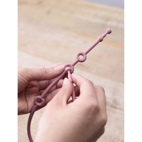 ベビー ニギニギハンカチ ピンク