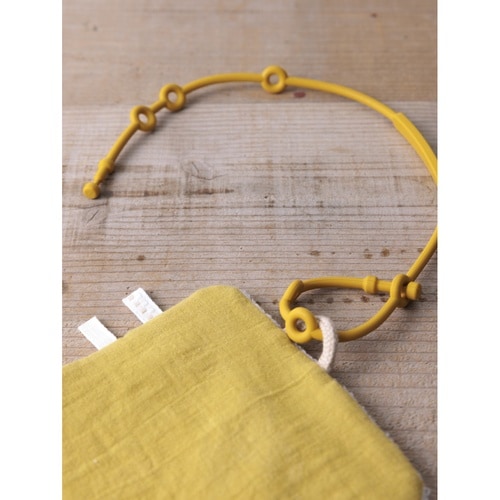 ベビー ニギニギハンカチ イエロー