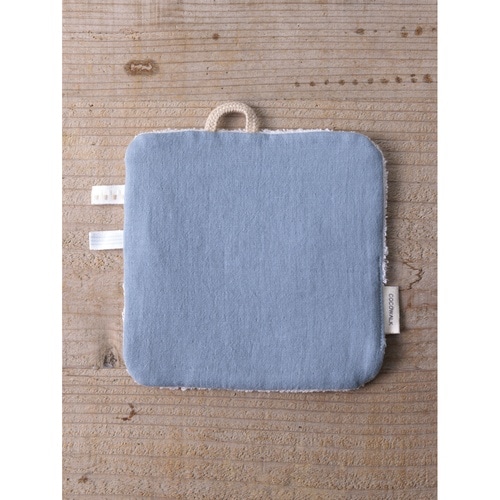 ベビー ニギニギハンカチ サックス