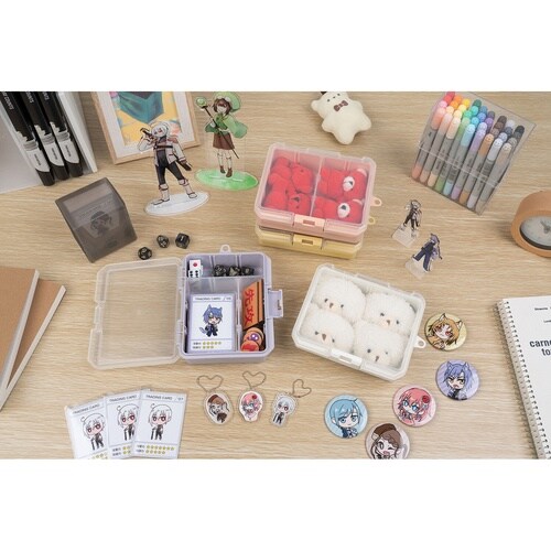 収納ケース 仕切板付き ホワイト