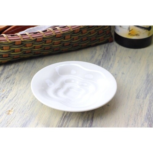 皿 小皿 美濃焼 はんなり 醤油 11cm 白