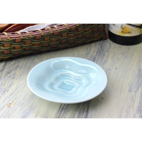皿 小皿 美濃焼 はんなり 醤油 11cm 青磁