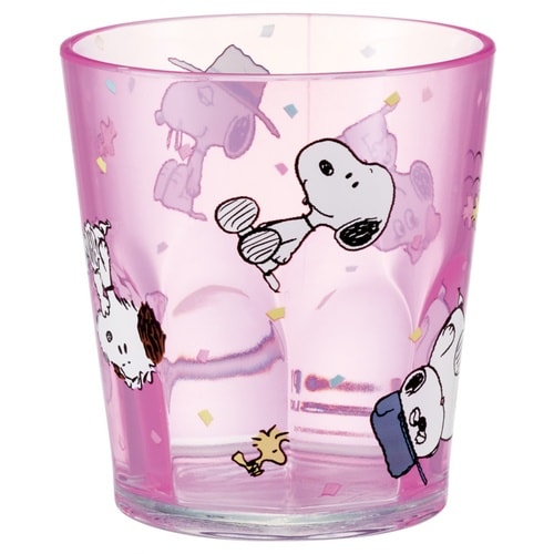 コップ 280ml アクリルコップ ピンク