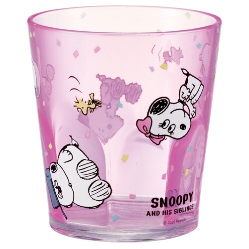 コップ 280ml アクリルコップ ピンク