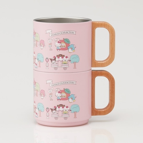 マグカップ 350ml スタッキング ステンマグ