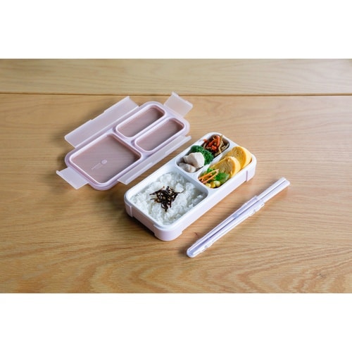弁当箱 400ml 抗菌 フードマン ライトピンク