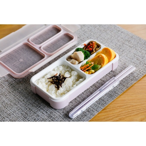 弁当箱 400ml 抗菌 フードマン ライトピンク