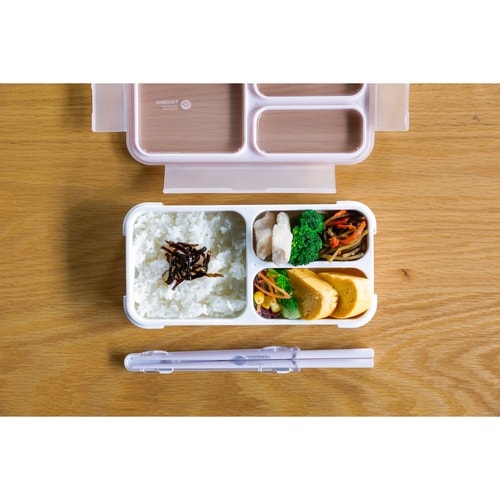 弁当箱 400ml 抗菌 フードマン ライトピンク