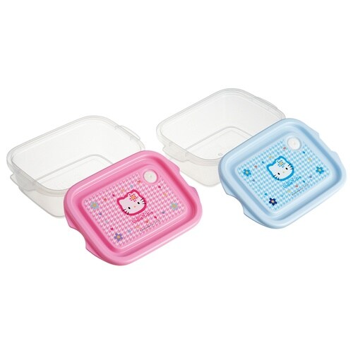 弁当箱 抗菌シールボックスM2P キティ カオハナ