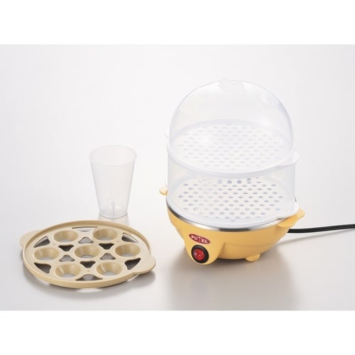 電気蒸し器 2段 プエル クイックミニスチーマー