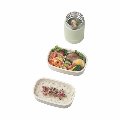 サーモス 弁当箱セット ダスティグリーン