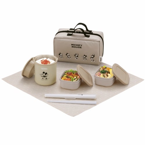 サーモス 保温弁当箱 ミッフィー ライトベージュ