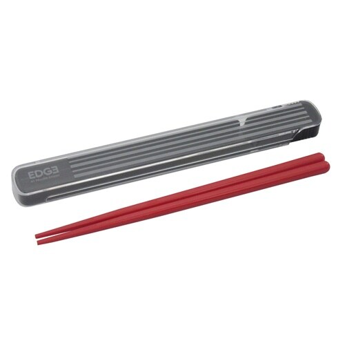 箸&ケース 25EDGE 箸箱セット レッド