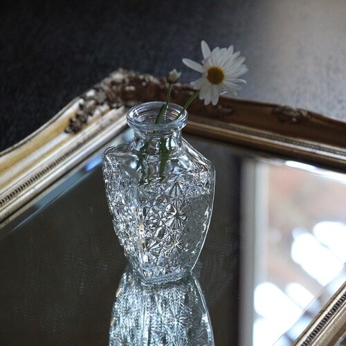 花瓶 プチフラワーベース クリア シス