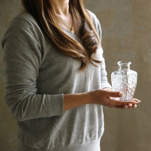 花瓶 プチフラワーベース クリア シス